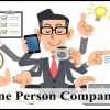 Cancellation of one Person Company