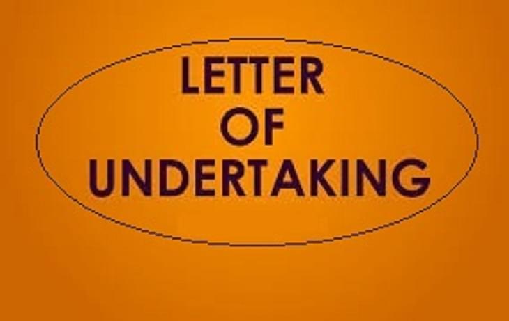 Letter of Undertaking